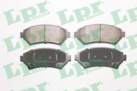 Фото 1 - гальмівні колодки дискові LPR 05P1054 Гальмівні колодки дискові LPR 05P1054 (фото 1)