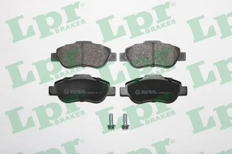 Колодки гальмівні передні Fiat Panda 03-12 LPR 05P1240 (фото 1)