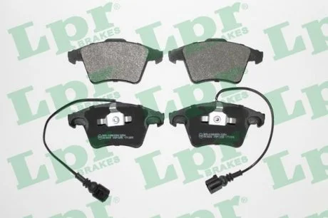 Колодки передні, VW Touareg 02-10 LPR 05P1285