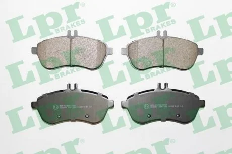 Колодки гальм. передня. MERCEDES C (S204, W204), E (S212, W212), SLK (R172) 1.6-2.5 01.07- LPR 05P1340