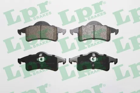 Колодки тормозные дисковые задние Jeep Cherokee (95-01), Grand Cherokee II (05P1 LPR 05P1354 (фото 1)