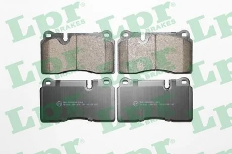 Колодки тормозн. передн. AUDI A3, TT; VW TOUAREG 2.5TFSI-6.0V12 01.02- LPR 05P1376
