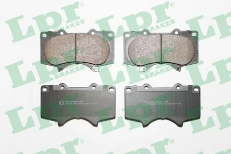 Колодки гальмівні дискові передні, Mitsubishi Pajero IV; Toyota Hilux, Land Cruiser Prado 01- LPR 05P1379