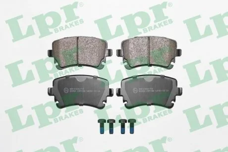 Колодки тормозные дисковые задние, комплект LPR 05P1398
