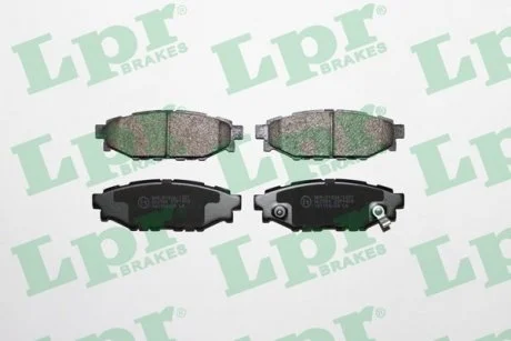 Комплект тормозных колодок, дисковый тормоз LPR 05P1408