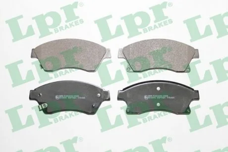 Колодки гальмівні дискові передні, Chevrolet Aveo, Cruze; Opel Astra J 09- LPR 05P1581
