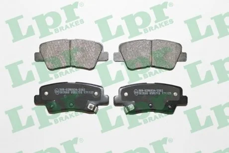 Гальмівні колодки дискові LPR 05P1710