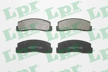 Фото 1 - sf2280 тормозные колодки niva (2121) LPR 05P179 SF2280 Тормозные колодки Niva (2121) LPR 05P179 (фото 1)