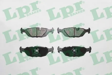 Колодки гальм. заднь. BMW 3 (E30, E36), 5 (E28), 6 (E24), 7 (E23, E32) LPR 05P238