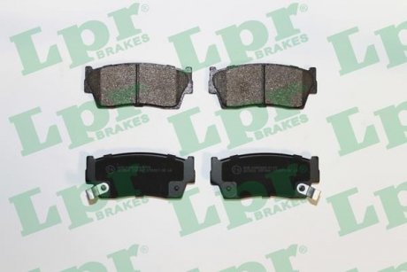 Комплект тормозных колодок, дисковый тормоз LPR 05P342 (фото 1)
