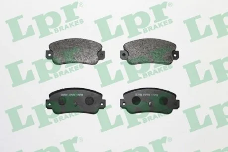 Колодки тормозные задние THEMA 2.0 16V, 2.5 TD LPR 05P410 (фото 1)