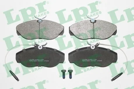 Колодки тормозн.передн.CITROEN JUMPER; FIAT DUCATO; PEUGEOT BOXER 94- /TRW/ /с датчик./ LPR 05P493