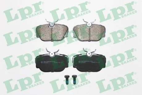 Тормозные колодки дисковые LPR 05P729