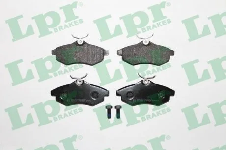Колодки гальм. передня. CITROEN C2, C3 I 1.4/1.4HDI 02.02- LPR 05P805