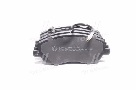 Колодки тормоз. перед. CITROEN C8, JUMPY; FIAT SCUDO, PEUGEOT 807, EXPERT 95- LPR 05P831