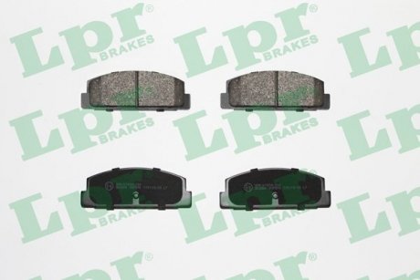 Колодки тормозные дисковые задние, комплект LPR 05P876 (фото 1)