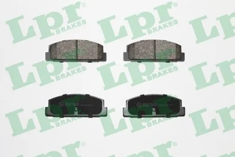 Колодки гальмівні дискові задні, комплект LPR 05P876