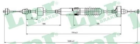 Тросик зчеплення LPR C0260C