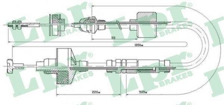 Трос зчеплення LPR C0309C