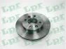 Диск тормозной передний вентилируемый NISSAN Kubistar 03-08, RENAULT CLIO 90-05 LPR R1111V (фото 1)
