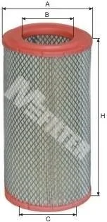 Фільтр повітряний M-FILTER A824