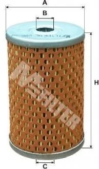 Фильтр топливный D63 d14 H102 M-FILTER DE 686