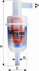 Фильтр топливный M-FILTER DF 11