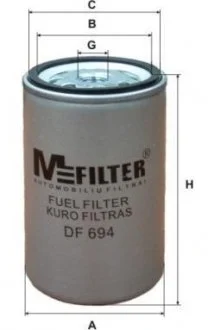 Фільтр паливний M-FILTER DF 694