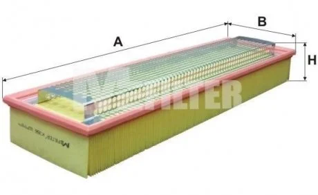 Фільтр повітря DB 508/512/612/711/80/814 (mot.OM354/364/904) VARIO M-FILTER K 356