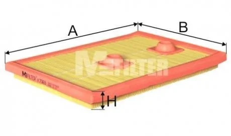 Фильтр воздушный VW/Skoda 1.2/1.4 TSI 12- M-FILTER K 7069