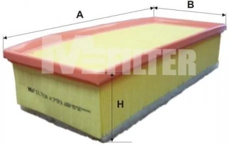 Фильтр воздушный 344/147/86 M-FILTER K 793