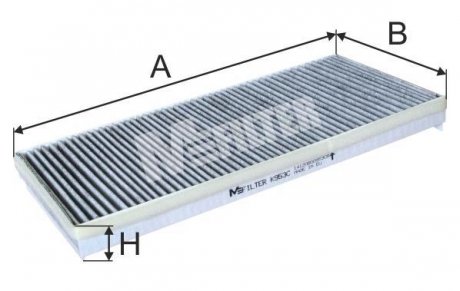 Фильтр салона (угольный) M-FILTER K 953C