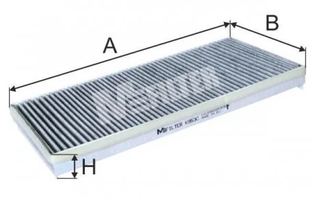 Фильтр салона (угольный) M-FILTER K 953C