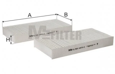 Фильтр салона M-FILTER K 973-2