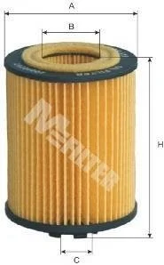 Фільтр масляний M-FILTER TE 616