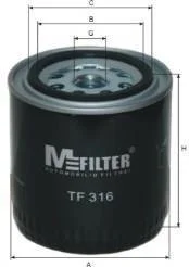 Фільтр масляний M-FILTER TF 316