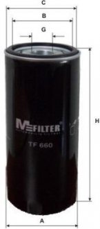 Фільтр масляний M-FILTER TF660 (фото 1)