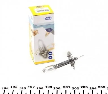 Лампа розжарювання H1 12V 55W P14,5s STANDART MAGNETI MARELLI 002551100000 (фото 1)
