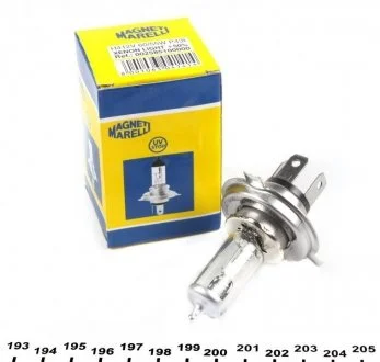 Автолампа H4 MAGNETI MARELLI 002585100000 (фото 1)