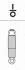 MAGNETI MARELLI OPEL Амортизатор газ.задн.Corsa A/B 82- 1844G