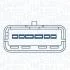 MAGNETI MARELLI RENAULT двигун склопідйомника передн. лівий Megane 02- 350103177300