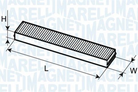 MINI Фильтр возд. салона MINI 1,4/1,6 01- MAGNETI MARELLI 350203061820