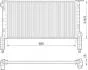 MAGNETI MARELLI радіатор двигуна FIAT DOBLO 1.2-1,6 350213180000
