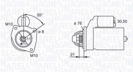 Стартер MAGNETI MARELLI 63193001