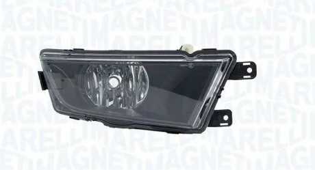 Фара протитуманна прав. SKODA OCTAVIA -20 (чорна) MAGNETI MARELLI 719000000191