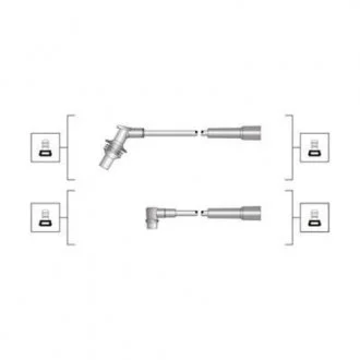 Высоковольтные провода RENAULT LAGUNA 1.8, 2.0 MAGNETI MARELLI 941319170030
