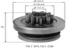 MAGNETI MARELLI Бендикс  OPEL Record 1,8-2,0 86-/2,0-2,3D AMB0086