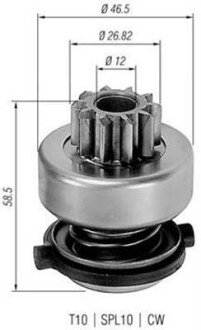 Бендикс (z=10) FORD Sierra 1,6/1,8/2,0, Escort 1,1, Fiesta 1,4 MAGNETI MARELLI AMB0149 (фото 1)