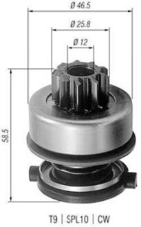 Бендікс стартера MAGNETI MARELLI AMB0259 (фото 1)