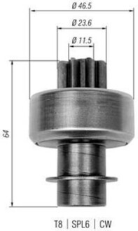 BENDIKS ROZRUSZNIKA FIAT (GM 2074) MAGNETI MARELLI AMB0336